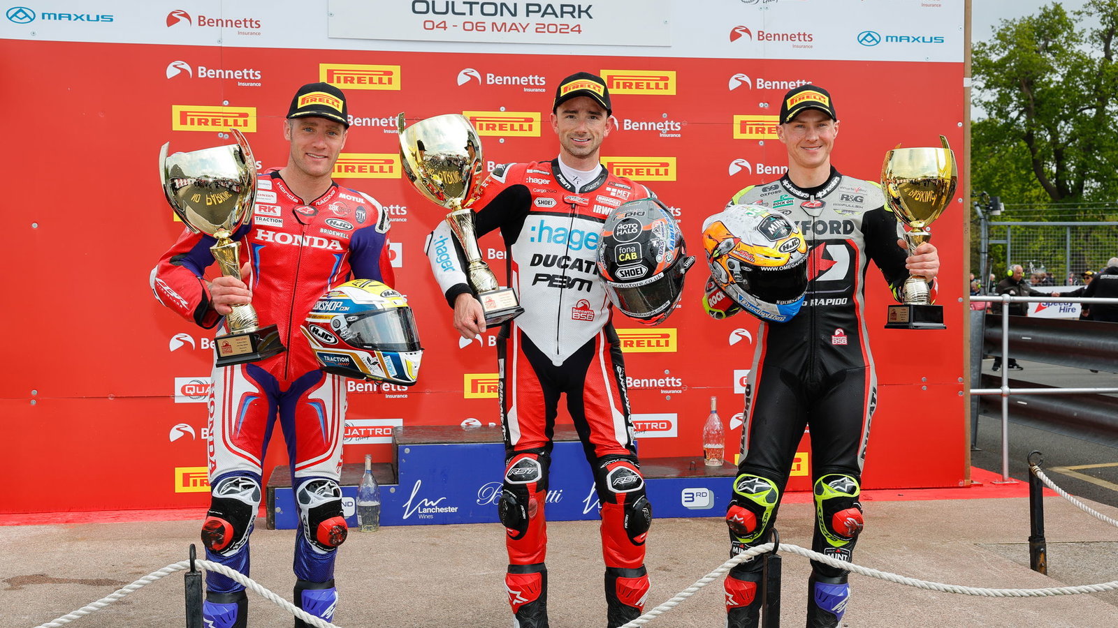 Sprint Podium , Oulton Park, 2024, Irwin, Bridewell, Iddon
